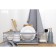 Set of waffle towels Essential, size 50x70 cm, 2 pcs, color gray