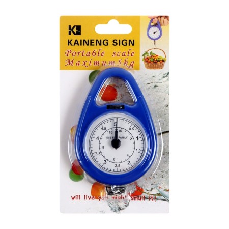 Mechanical bime, up to 5 kg, division price 200 g, blue-5