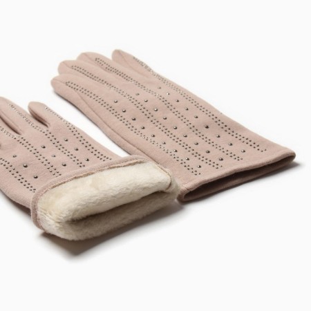 Women's gloves minku "aesthetics", district 23 cm, col. beige-2