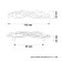 The handle of the tundra bracket rs148cp, m/o 96 mm, color chromium