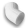Aqualink square, polypropylene, d = 25 mm, 45 °