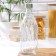 Glass bottle for sauces and oils with a metallic lid "Romb", 1 l, 9.5 × 25.5 cm