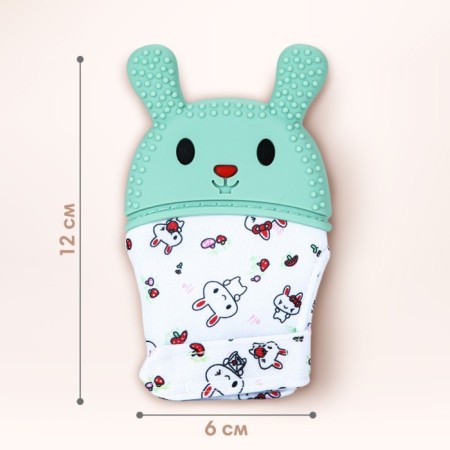 Break-cutter "Bunny", blue/green color, I crumb-3