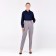 Women's pants Minaku: classic color gray, river 52