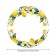 Tables on the table “Lemon mood”, round, oxford, elastic band, size 120x120 cm, diameter 75-100 cm