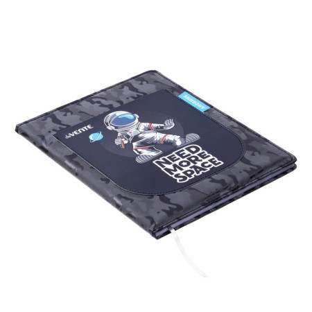 Universal Diary of the 1-11 class of the Need More Space, a solid cover with foam rubber, artificial leather, lies, block 80 g/m2-1