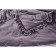 A set with a bedspread "Rebeca", size 160x220 cm, 50x70 cm, purple color