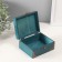 Casket chest "Adriana" Blue 15x12x7 cm