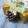 Summary for one candle "Festive mood" 10.5x10.5 cm, gold