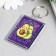 Acryl keychain "Avocadics in love" 3.5x5 cm