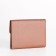Women's wallet on the button, beige color