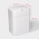 Garbage bucket of sensory shares, 12 l, white color