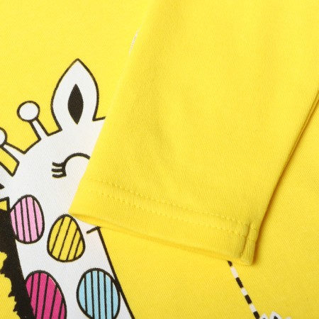 Turtleneck for girls, yellow color, height 98 cm-2