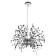 Bayerlux lamp "Istra" 3xg9 chrome 58x58x30cm