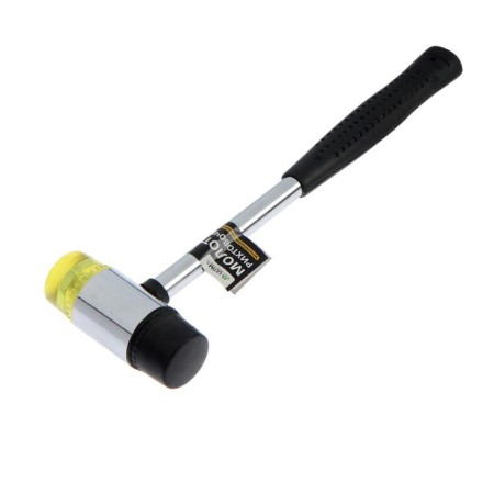 Hammer for installing windows, metal handle