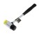 Hammer for installing windows, metal handle