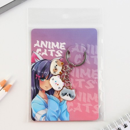 Key keychain "Anime", 2.5 x 9 cm-7