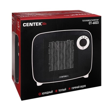CENTEK CT-6023, ceramic, desktop, 1500 W, 15 m², gray-6