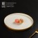 Serving porcelain dish with a magistro poursephona side, d = 25.5 cm, beige color