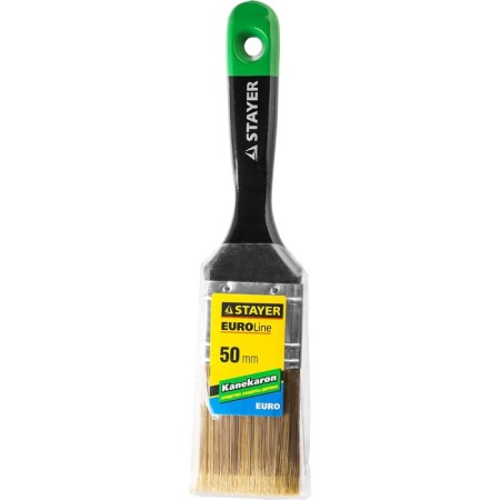 Brush flat Stayer Universal-Artex, artificial bristles, wooden pen, 50 mm-2