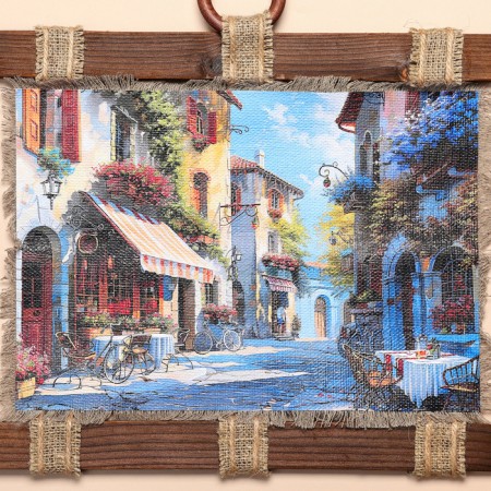 Souvenir Scroll "Morning street"-1