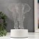 Lamp "Elephant" Led RGB from the network 9.5x12.5x19cm Risalux