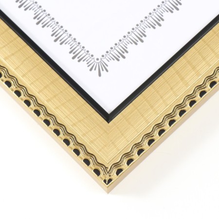 Photo frame Plastic format A4 "Tanzania" gold 33.5x24.8x1 cm-1