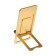 Phone stand, folding, metal, rubberized, yellow