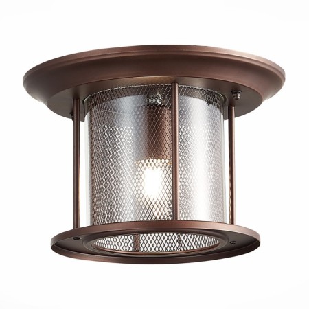 Street Ceiling ST LUCE lamp. SL080.402.01. Lastero. 1x60 W, E27, 28x28x18.2 cm, color dark coffee
