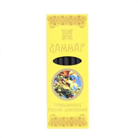 A set of traditional Russian incense "Dammar", 7pcs + stand-1