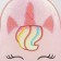 Baby backpack for girls with sparkles "unicorn", pink color