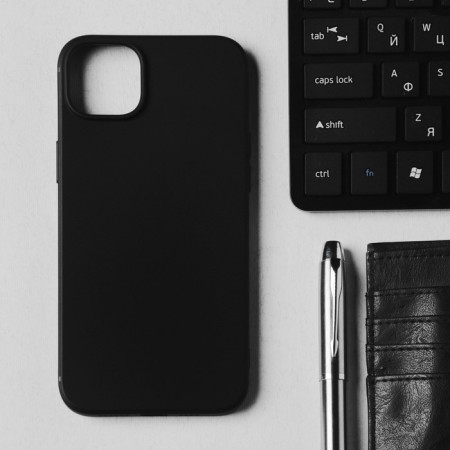 Hoco case for the iPhone 14 Plus, TPU, reinforced window under the camera, black-2