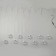Garland “fringe” 2.5 × 0.7 m dews with nozzles “balls”, ip20, silver thread, 150 LED, white glow, 12 V