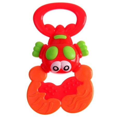 The rattle "Krabik" with elastic elements, Baby me-2