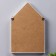 Hooks decorative wood "house with keys" white 24x16x2 cm