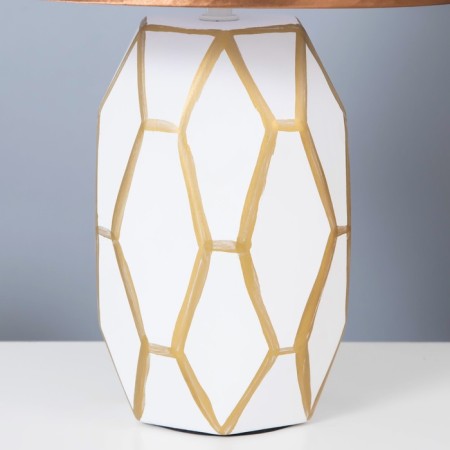 Santano table lamp E14 40W white-gold 20x25x39 cm Risalux-4
