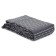 Gray cotton cover with a decorative line of Ethnic, size 230x250 cm
