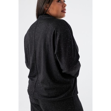 Female suit, size 64, black color-6
