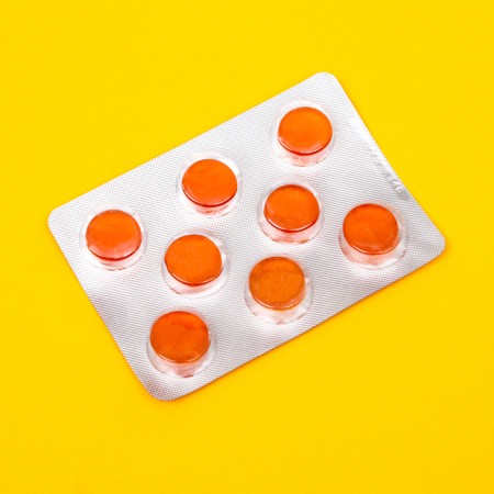 Lollows "Vytinin" with an orange taste, 16 g-1
