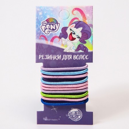 Hair elastic bands, 10 pcs, lilac, My Little Pony-5