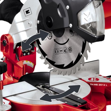 Carpet Daw Einhell TC-MS2513L, 230 V, 1600 W, 5000 rpm, 250x30 mm, slope 0-45 °-1