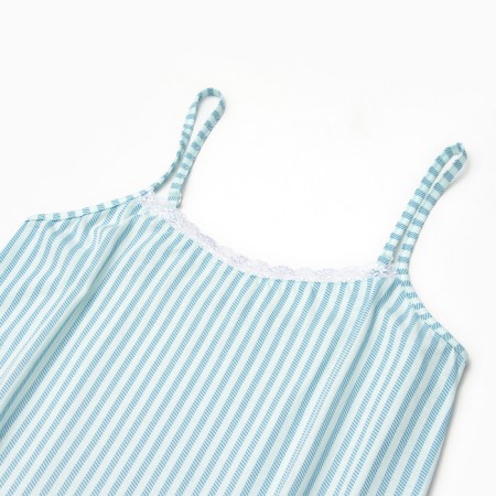 Female pajamas (T -shirt/shorts), blue color, size 44-1