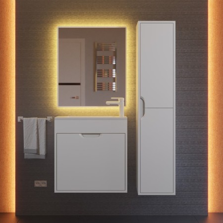 Tumbling under the sink uperwood modul, 60 cm, suspended, matte, white-6