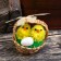 Easter souvenir "Chickens in a basket with an testicle" set of 12 pcs 5x5x5 cm