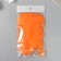 Pen of decorative goose downy "orange" set 40 pcs h = 10-15 cm