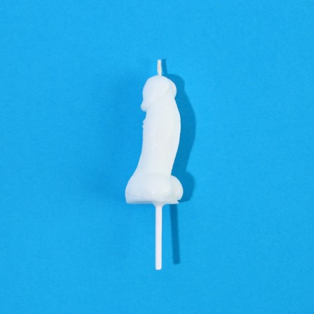 Candle in the cake 18+, white, 2 x 4.5 cm-3