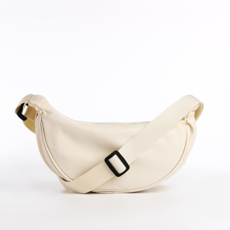 Youth bag with zipper, milk color-5