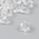 Beads for creativity Plastic "Crystal Square" set of 20 g 1.2x1.3x1.3 cm