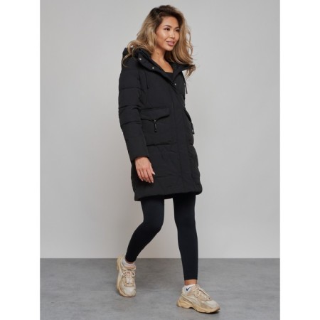 Winter jacket, size 46, black color-1