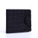 Male purse on a magnet, black color